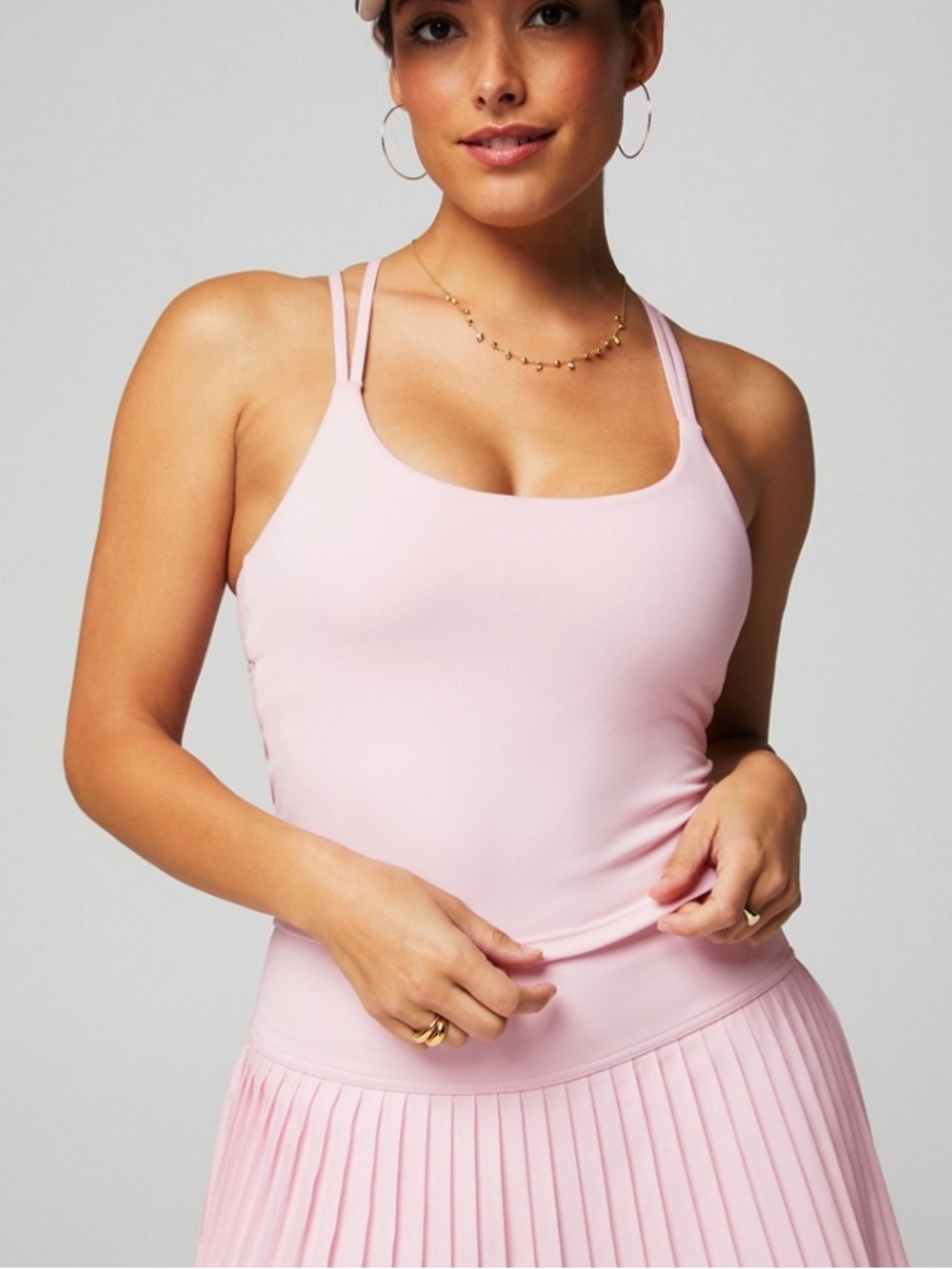 ·Fabletics· Pink Principal Built-In Bra Tank Top Size Medium